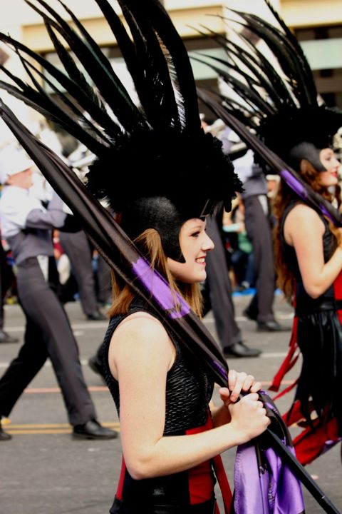 Pride of Broken Arrow color guard
